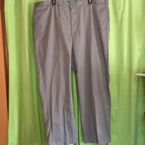 Lands’ End 44 Tall Men’s Gray Khakis